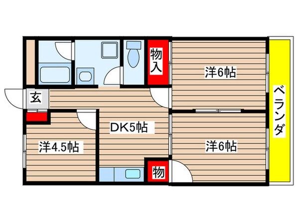 ロイヤルプラザヤマダの物件間取画像